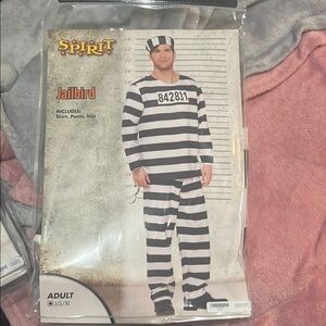 Spirit Halloween Prisoner Costume Black and White
